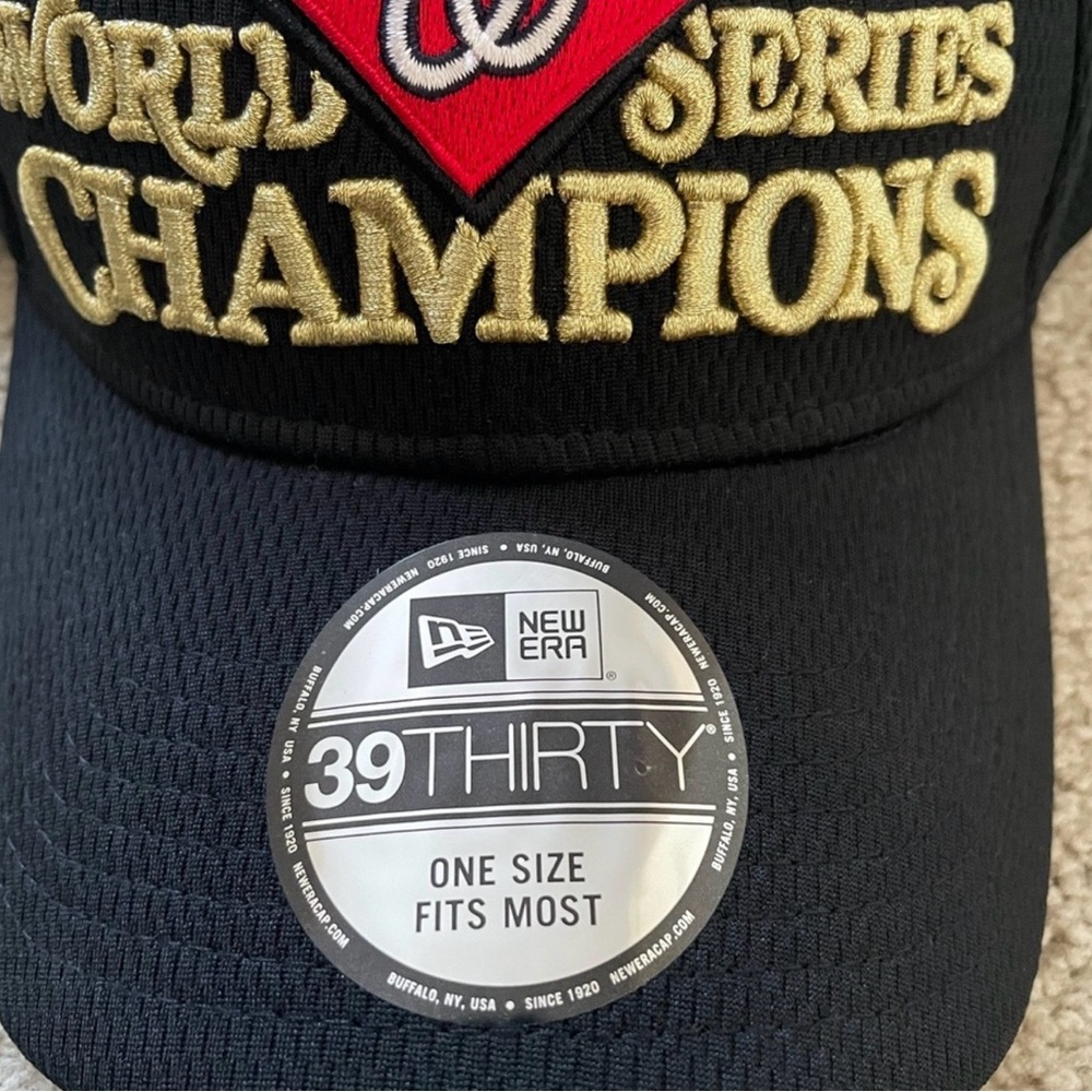 New Era Black and Gold World Series Champions Hat - Picture 3 of 3
